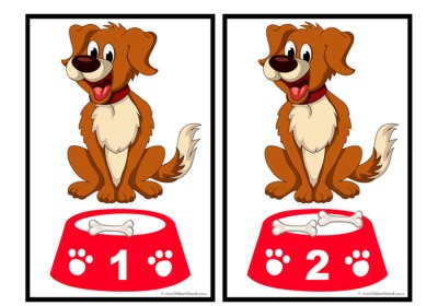 Feed The Dog Count and Match