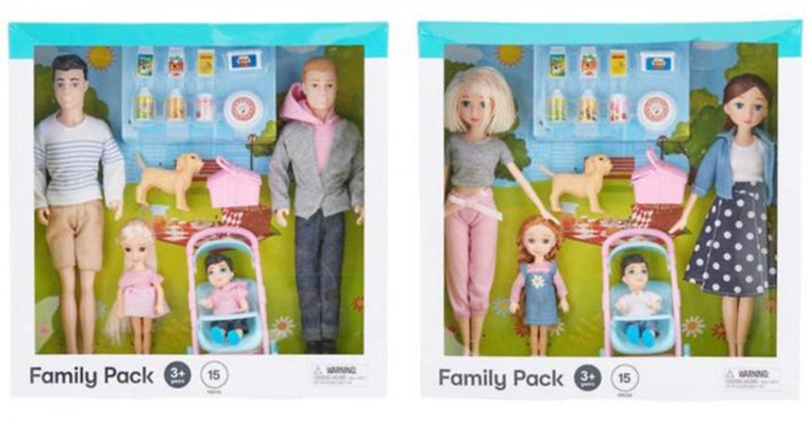 Purchase New Inclusive Same Sex Family Doll Sets For Your Service