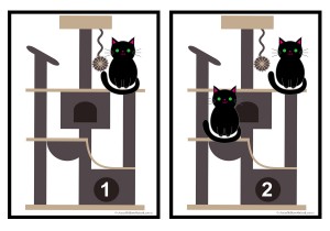 Cat Tree House Counting