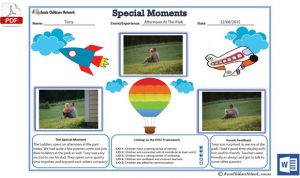 Special Moments Template Now Available in Blue