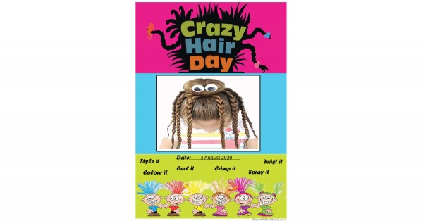 Crazy Hair Day Portfolio Template - Aussie Childcare Network
