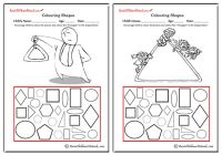 Colouring Shapes - Triangles