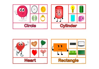 Shapes Sorting Mats