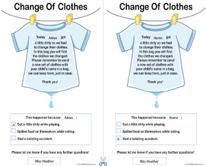 Change Of Clothes