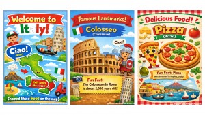 Italy for Kids Posters