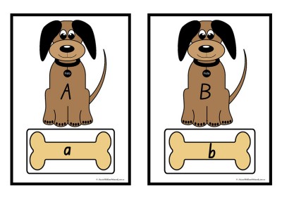 Dog And Bone Letter Match
