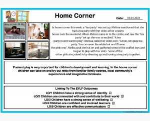 Home Corner Observation