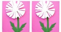 Paper Plate Dandelions