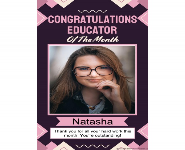 Educator Of The Month Display
