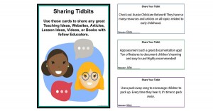 Educator Tidbits - Sharing Resources With Educators