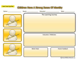 EYLF Outcome 1 Template