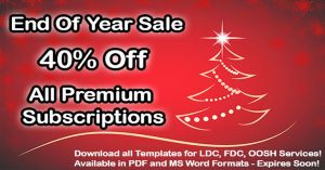 40% Off All LDC, FDC and OOSH Templates