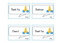 Thank You In Different Languages Posters