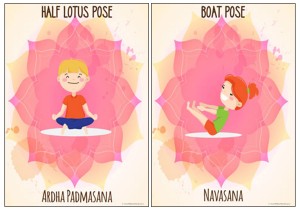 Yoga Poses For Children Posters