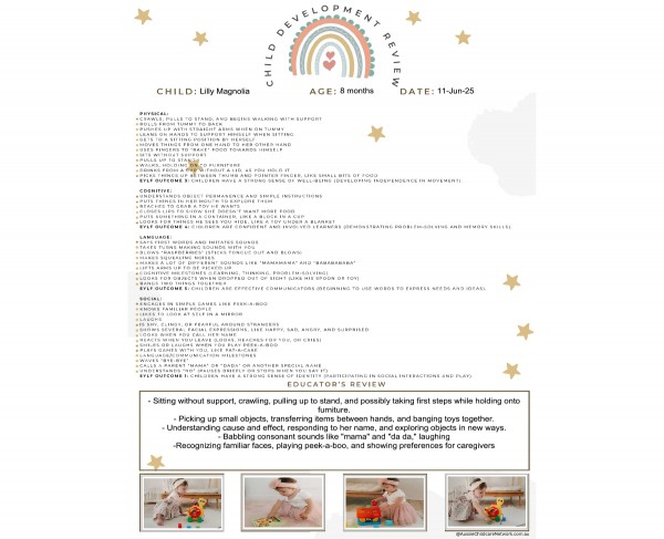 Child Development Review 6 to 12 Months