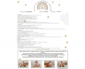 Child Development Review 6 to 12 Months