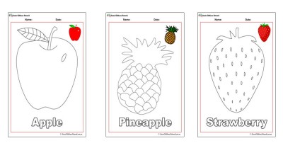 Free Fruit Colouring Pages To Download