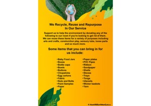 Recycle, Reuse and Repurpose Parent Poster