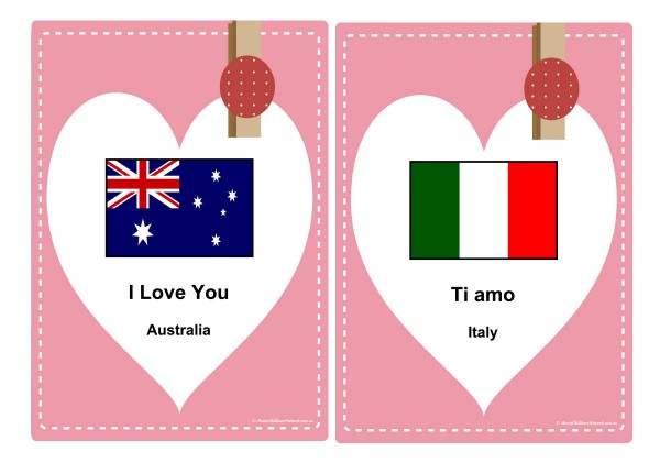 I Love You In Different Languages Posters