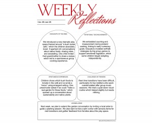 Weekly Reflection Red