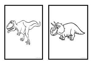 Dinosaur Colouring Pages