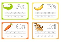 Letter Tracing Picture Worksheets