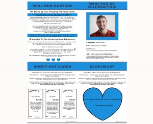 Real Men Nurture - Shout Out Pack For Male Educators