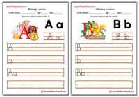 Writing Alphabet - Animals Theme