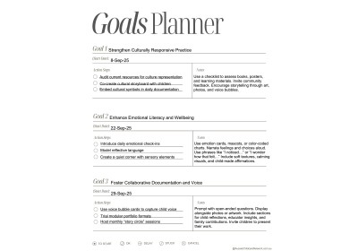 Goals Planner