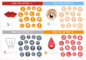 Find and Trace Letter Capitals