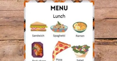 Weekly Menu Display Board Photo Ideas