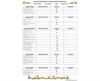 School Readiness Checklist