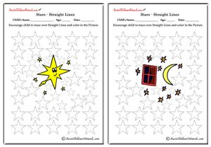 Tracing Stars Worksheets