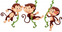 5 Little Monkeys Swinging In A Tree