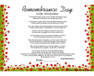 Remembrance Day Poem