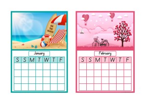 Monthly Calendar Themes