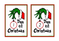 Christmas Countdown Posters