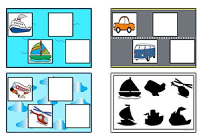 Transportation Shadows Cut and Paste