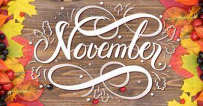 November Calendar Of Events 2020