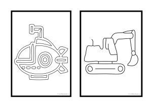 Vehicle Colouring Pages