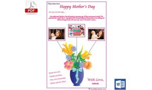 Mothers Day Child Portfolio Template Released