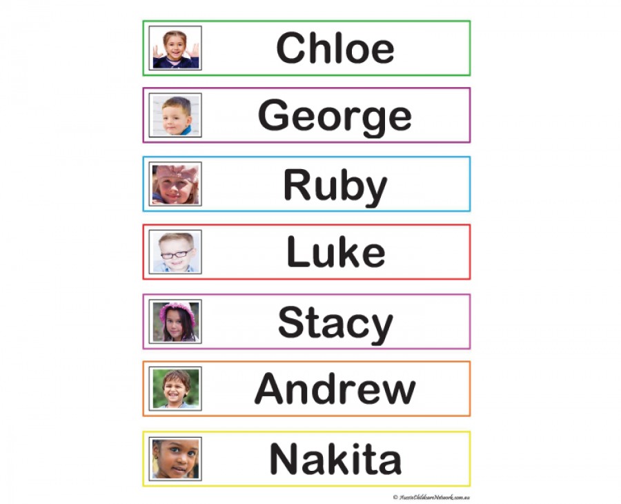 Name Tags - Aussie Childcare Network