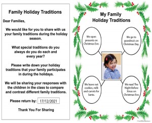Family Holiday Traditions