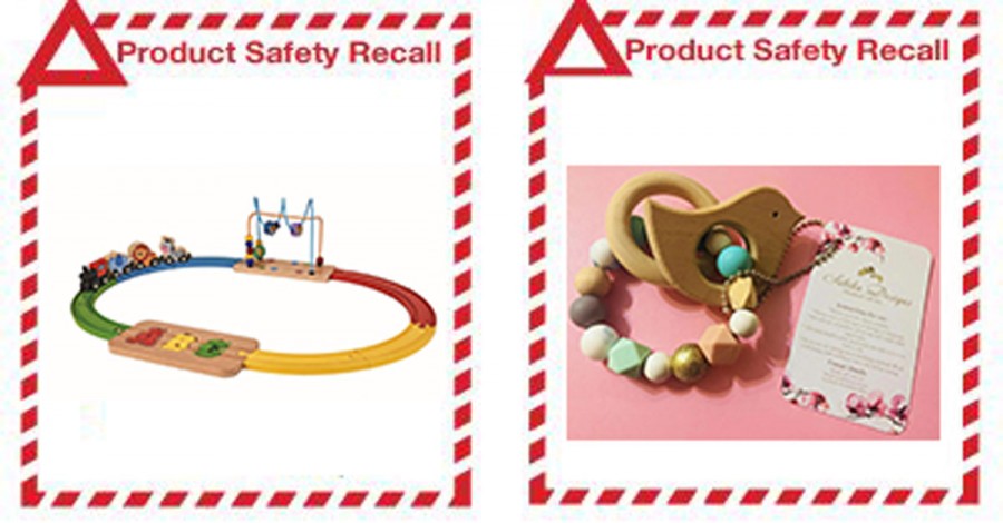 Product Safety Recall - ALDI Train Set and Sabiha Teething Products