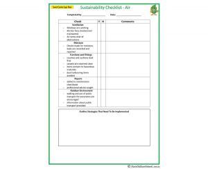 Sustainability Checklist - Air
