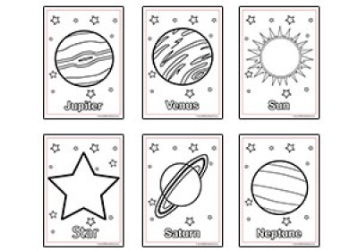 Space Colouring Pages