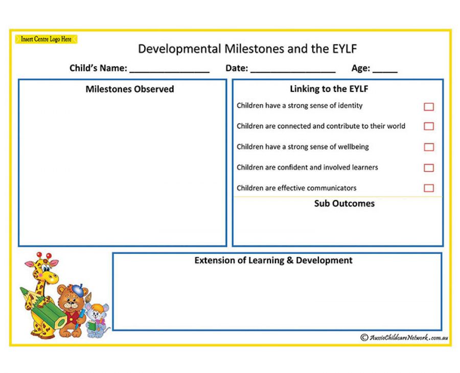 Developmental Milestones Chart Australia