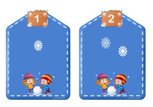 Snowflake Counting 1 to 20