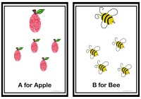 Fingerprint Alphabet Art