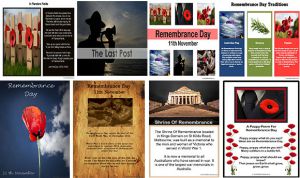 Remembrance Day Classroom Displays